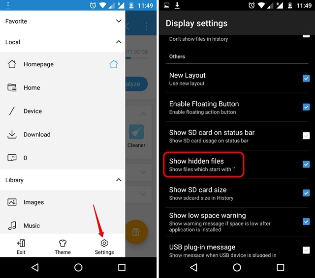 ES-File-Explorer-display-settings How to Stream Kodi to Chromecast form Android or PC